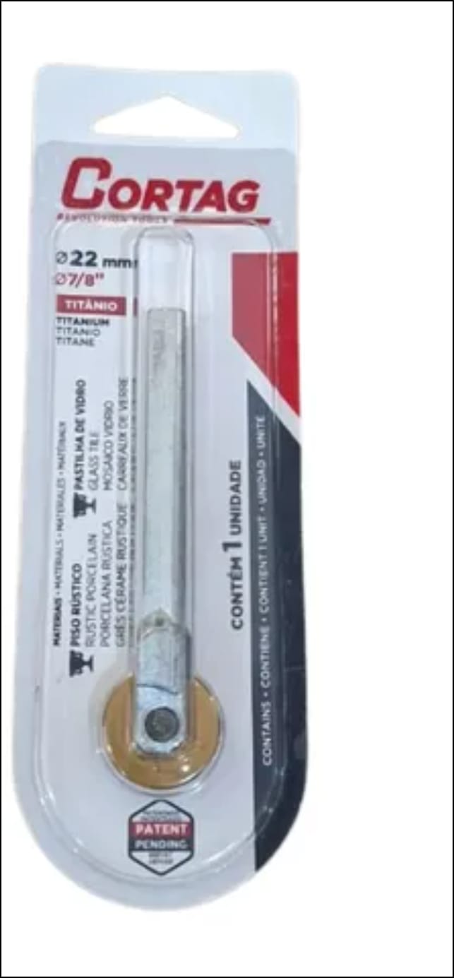 RODEL DE TITANIO CORTAG 22MM
