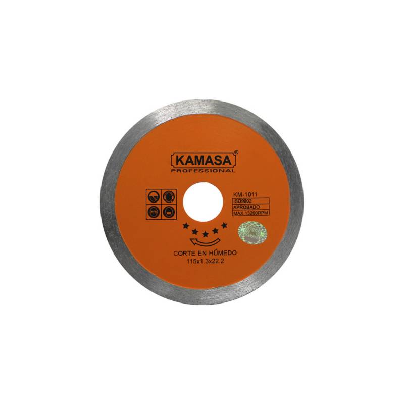 DISCO NARANJA PARA PORCELANATO KAMASA