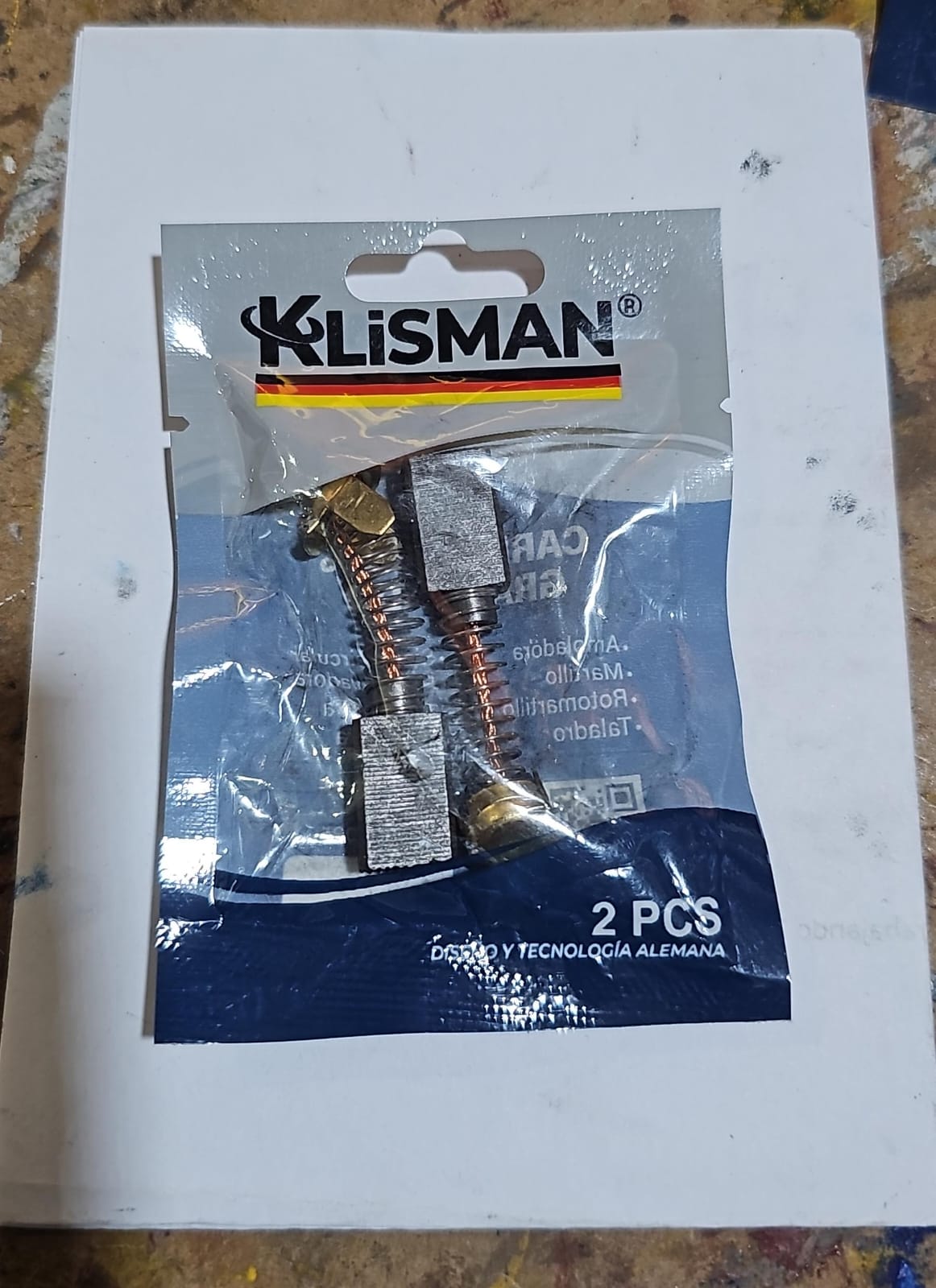 CARBONES KLISMAN PARA AMOLADORA CROWN JR-C073A