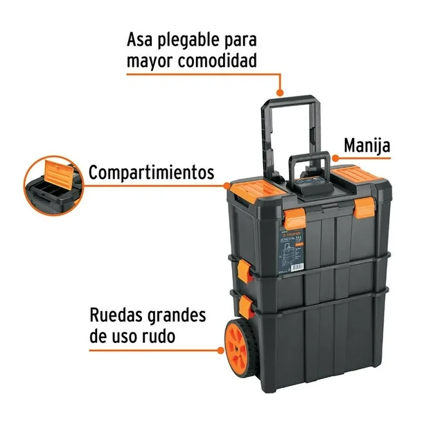 MALETA DESMONTABLE TRUPER / 3 DIVISIONES