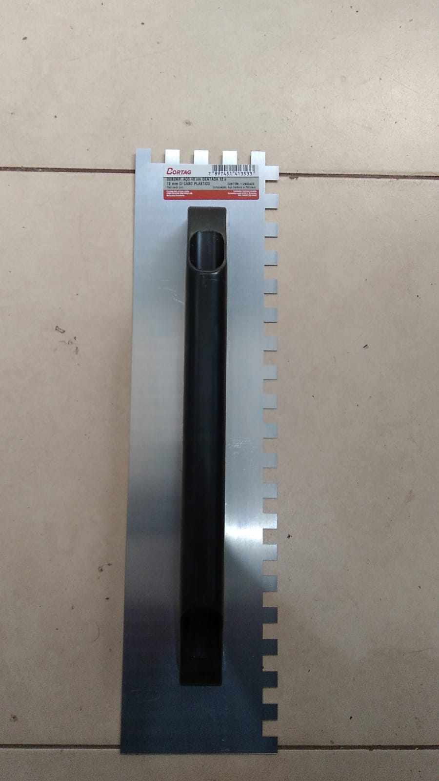 RASPIN DE 48 CM CORTAG / GALVANIZADO / DIENTE 12 X 12